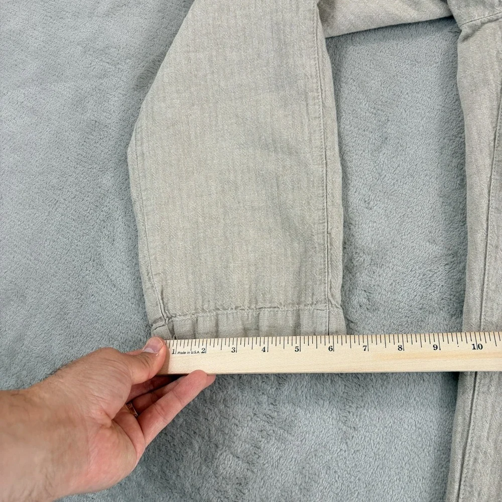 Banana Republic Linen Blend Slim Fit Zip/Drawstring Waist Pants Beige Men 34x29